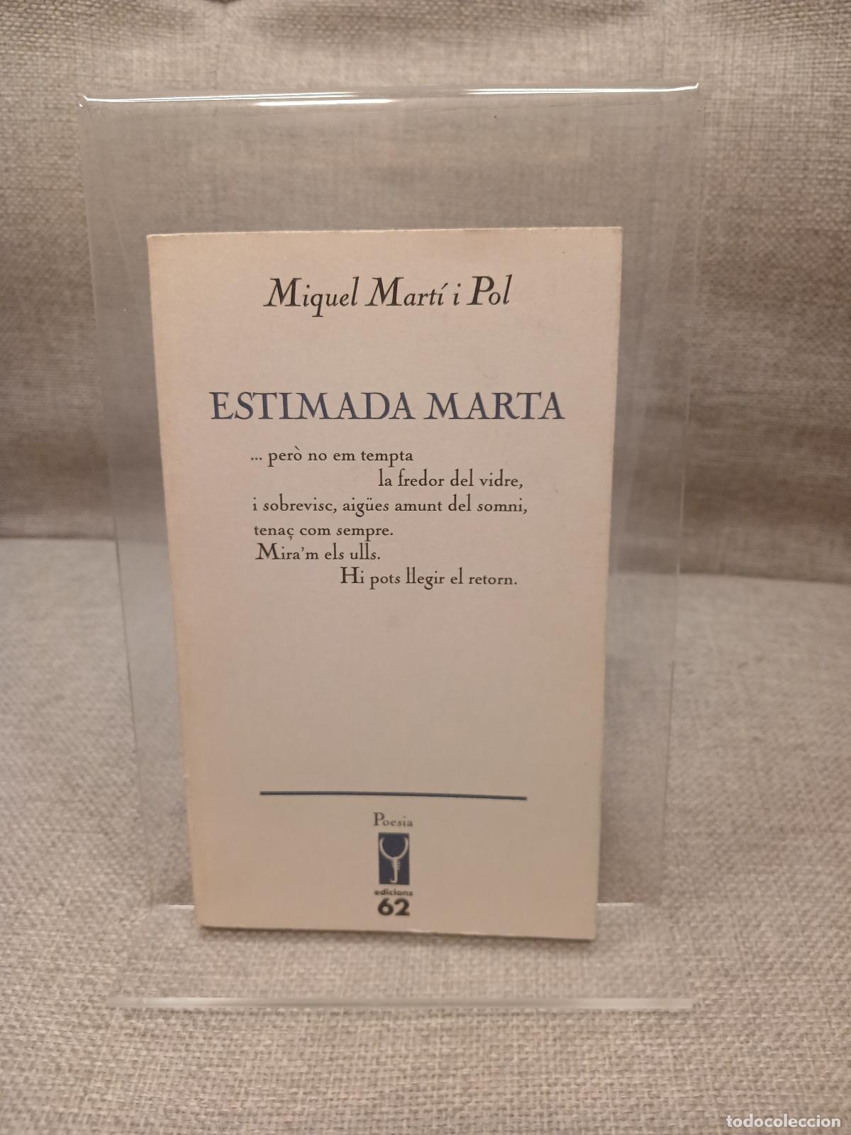 Libros de segunda mano: Estimada Marta - Miquel Mart&iacute; i Pol