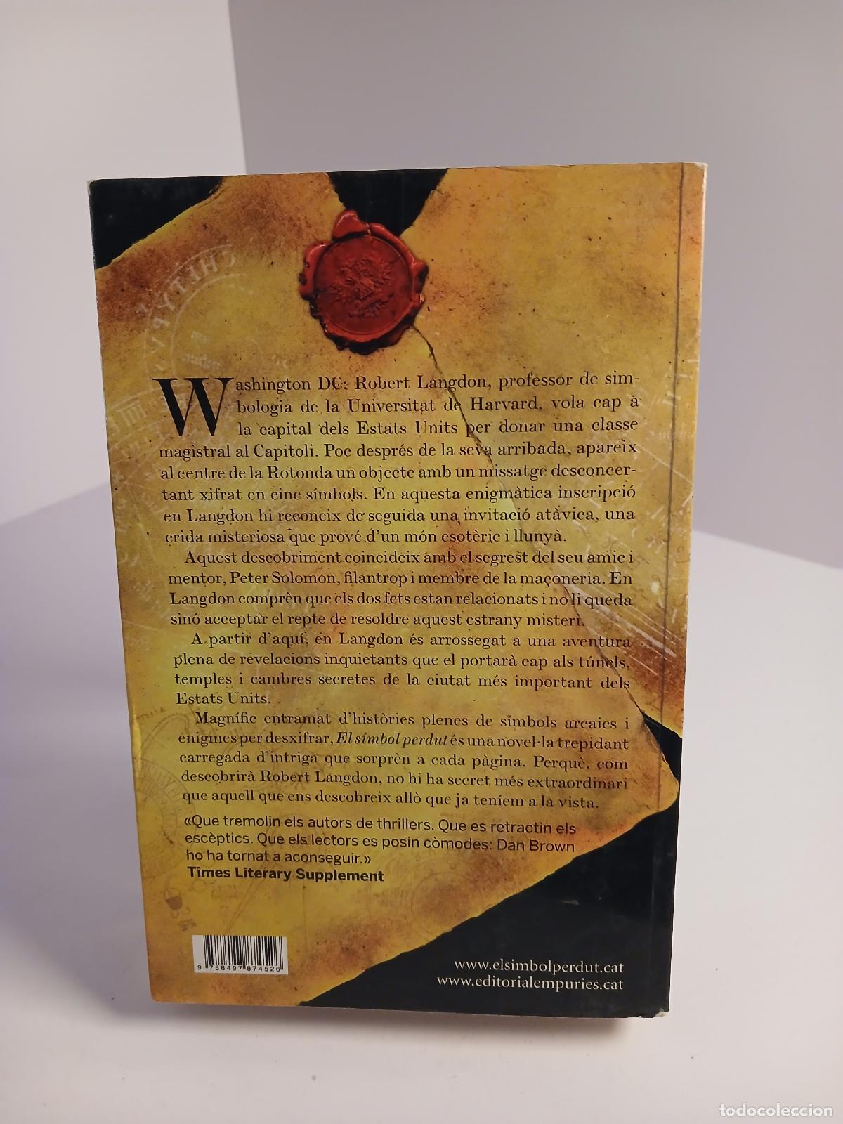 Libros de segunda mano: El s&iacute;mbol perdut - Dan Brown - Foto 3