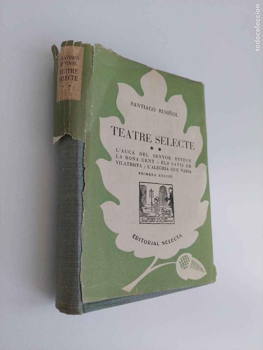 Libros de segunda mano: Teatre selecte. [2] - Rusi&ntilde;ol, Santiago - Foto 2