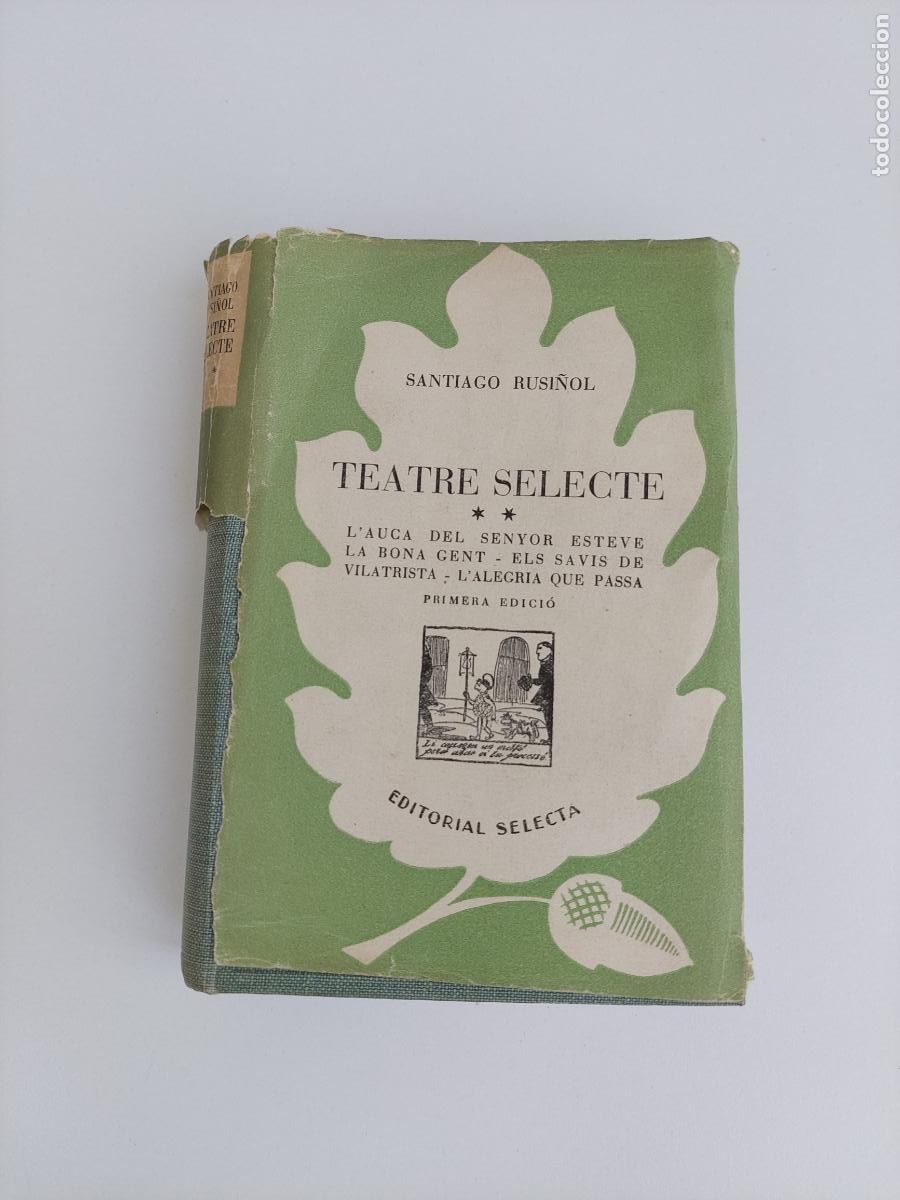 Libros de segunda mano: Teatre selecte. [2] - Rusi&ntilde;ol, Santiago - Foto 1