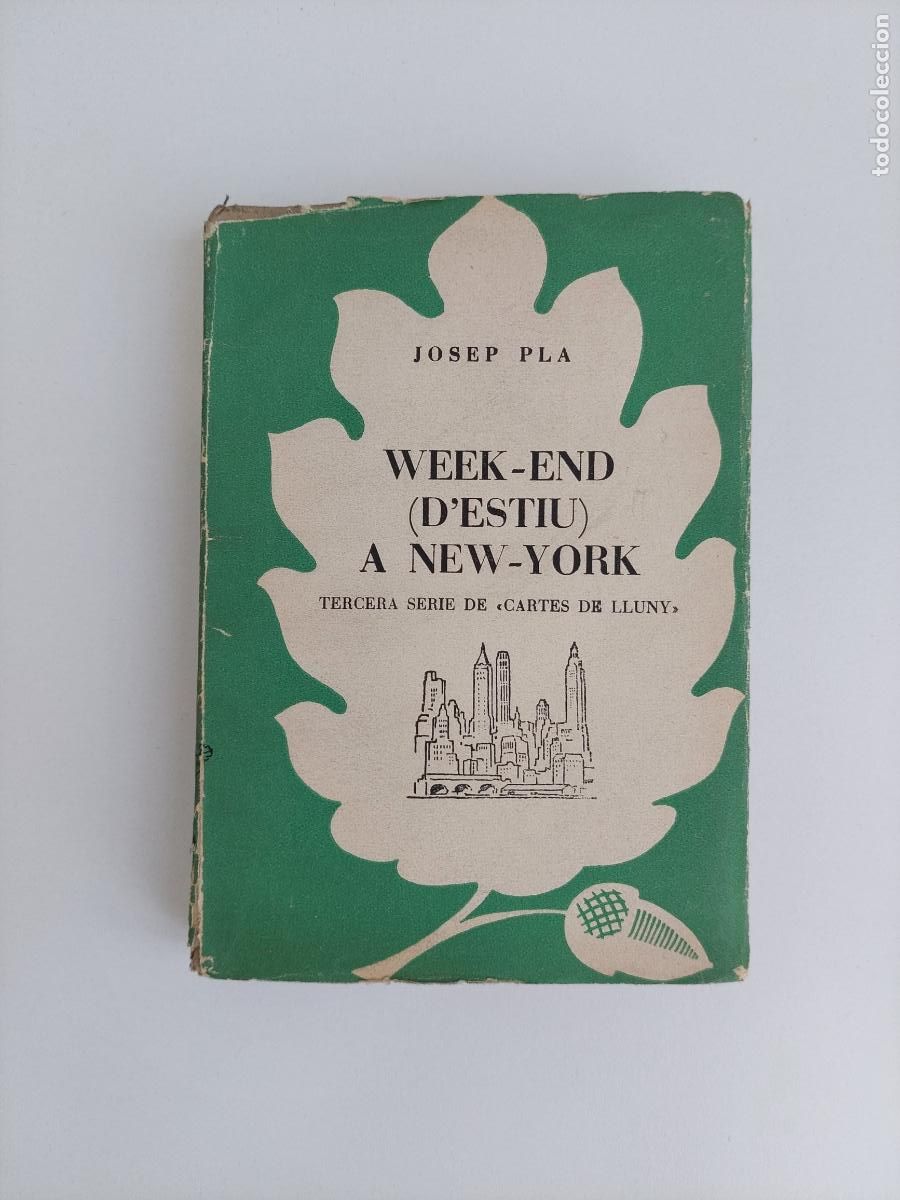 Libros de segunda mano: Week-end (d'estiu) a New-York - Pla, Josep