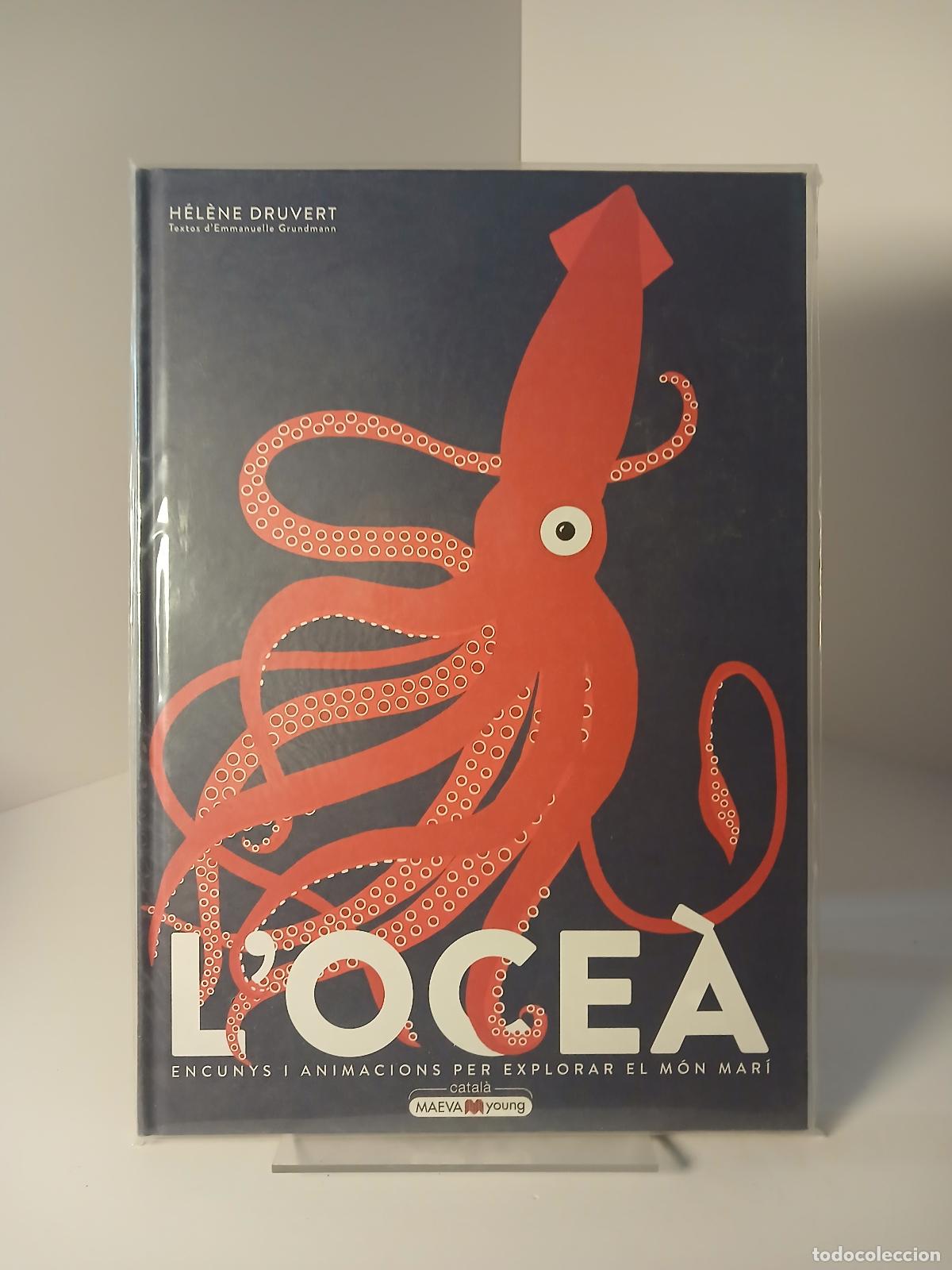 Libros de segunda mano: L'oce&agrave; : encunys i animacions per explorar el m&oacute;n mar&iacute; - H&eacute;l&egrave;ne Druvert