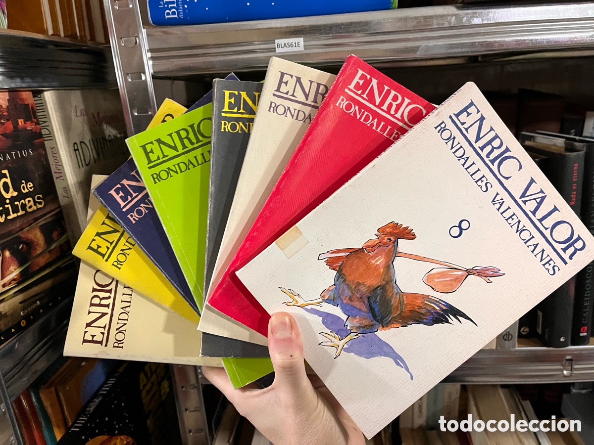 Libros de segunda mano: Blas61E RONDALLES VALENCIANES/ENRIC VALOR 1, 2, 3, 4, 5, 6, 7, i 8, completa