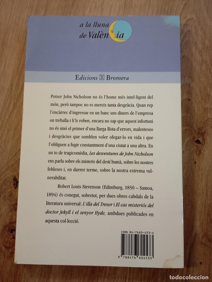 Libros de segunda mano: Les desventures de John Nicholson Robert L. Stevenson - Foto 2