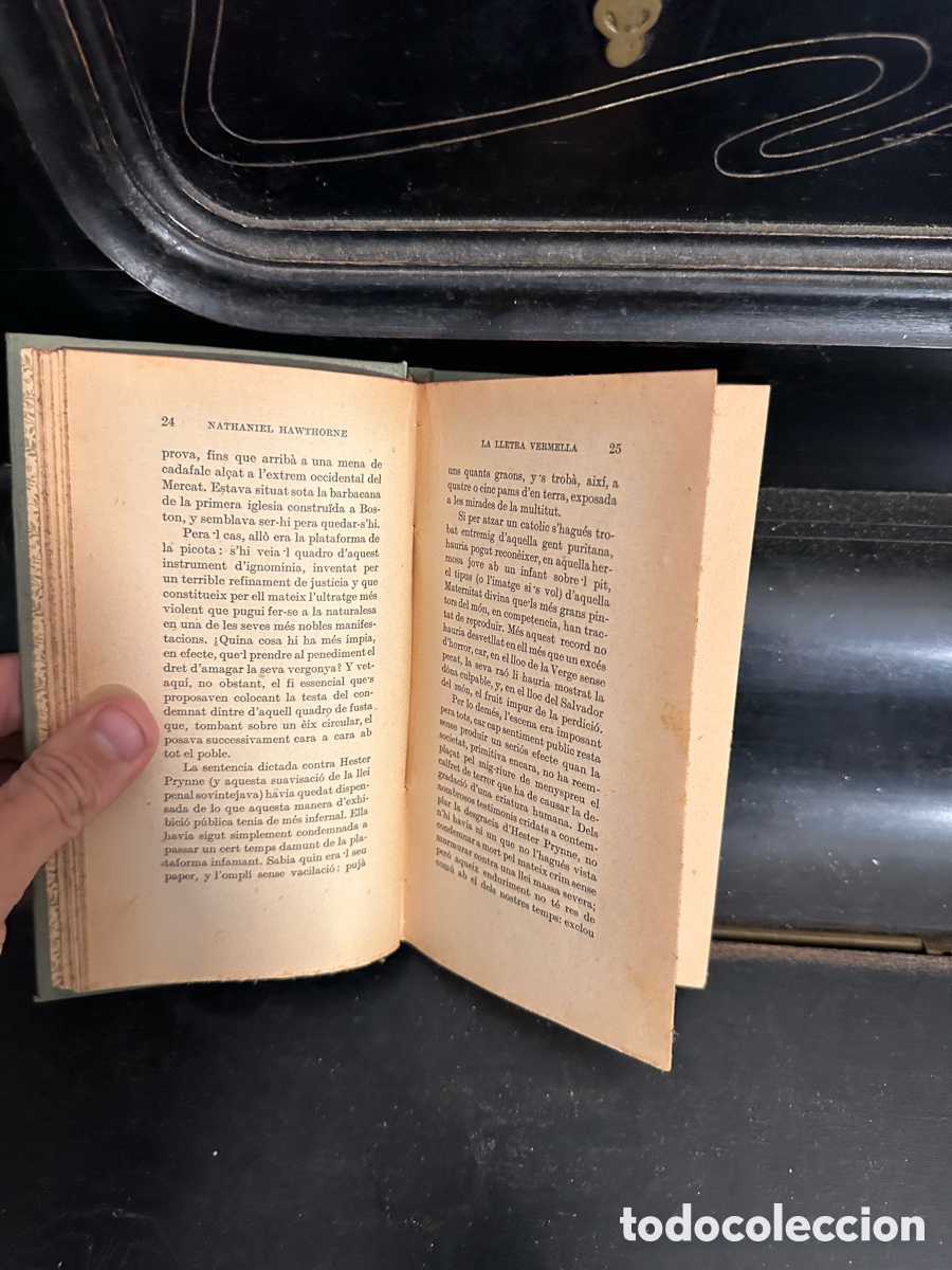 Libros de segunda mano: libro de La lletra vermella de Nathaniel Hawthorne, - Foto 3