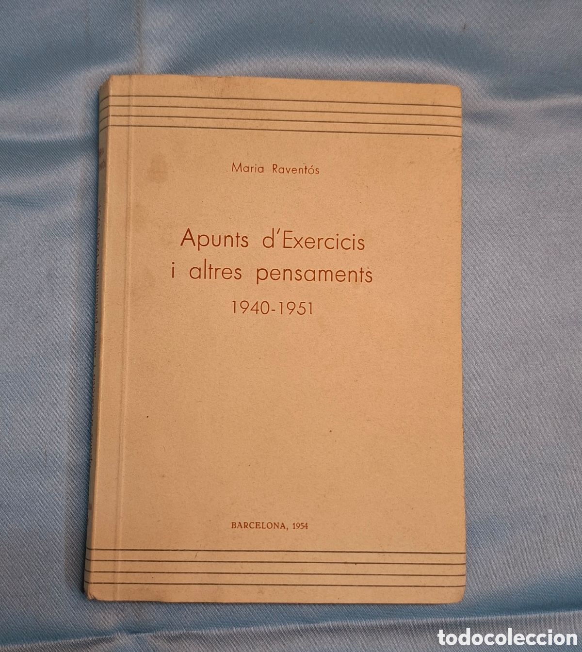 Libros de segunda mano: Apuntes d'Exercicis i altres pensaments 1940-1951