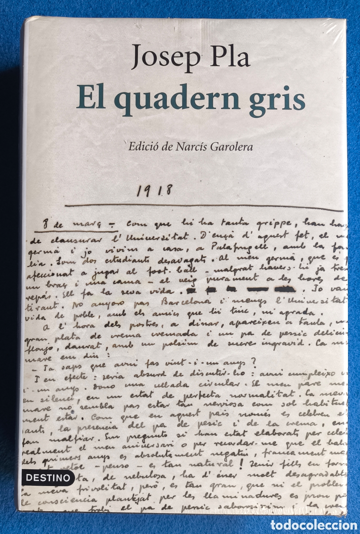 Libros de segunda mano: JOSEP PLA EL QUADERN GRIS LLIBRE PRECINTAT