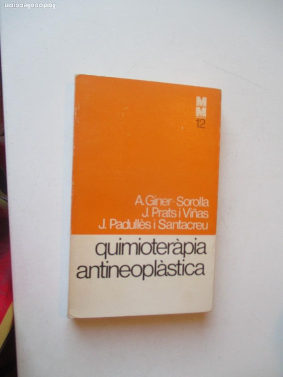 Libros de segunda mano: VV.AA. Quimioterapia antineopl&aacute;stica (catal&aacute;n) W40381