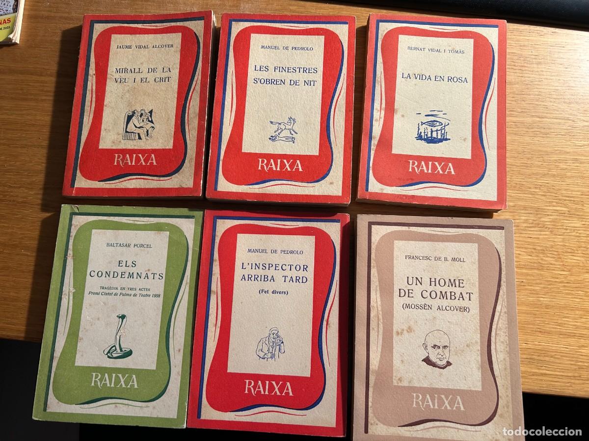 Libros de segunda mano: Biblioteca Raixa lote 6 numeros : 6,18,19,38,44 y 56-57. Idioma catala.ver descripcion