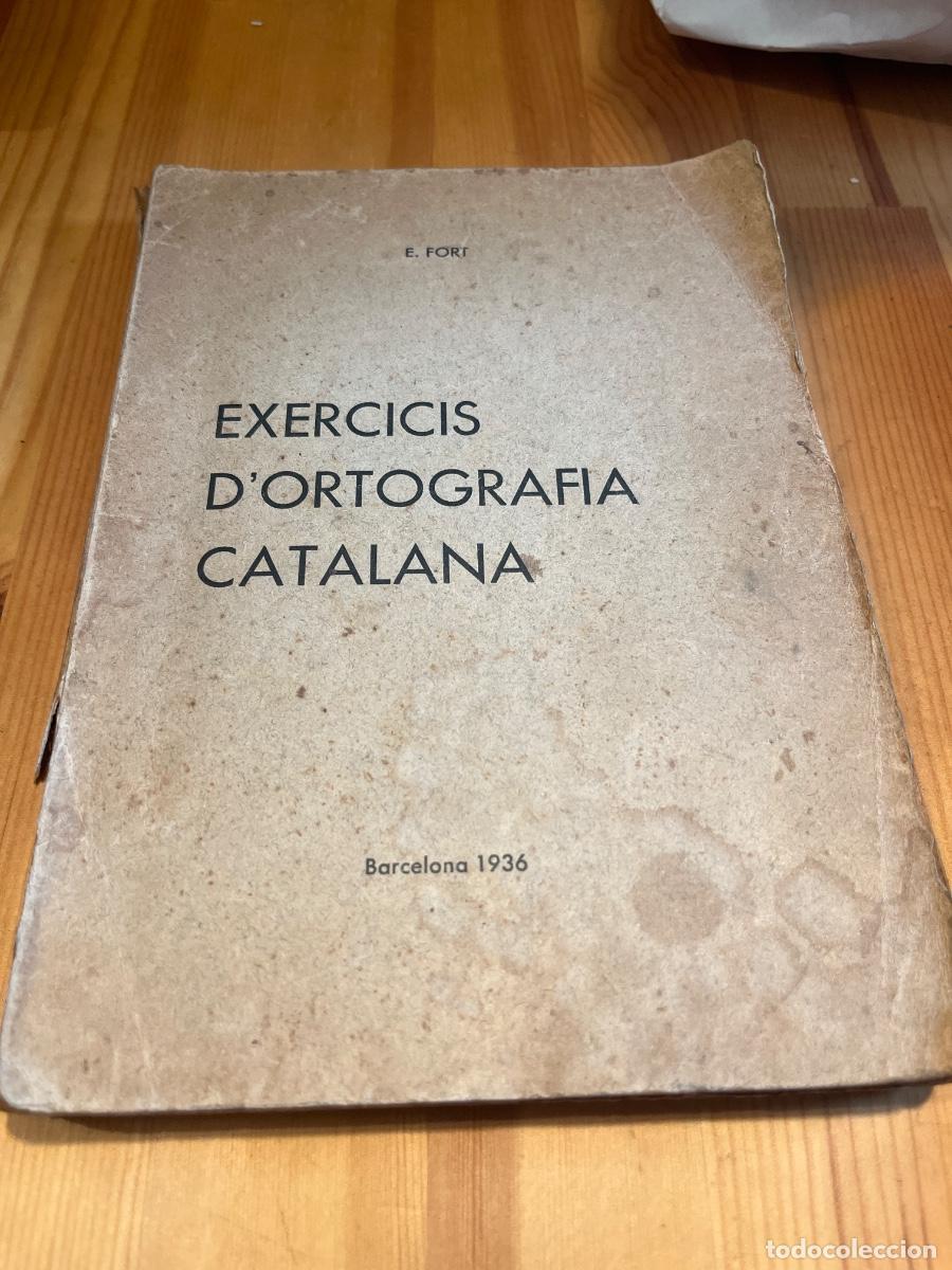 Libros de segunda mano: Llibre d&rsquo;exercicis d&rsquo;ortografia catalana
