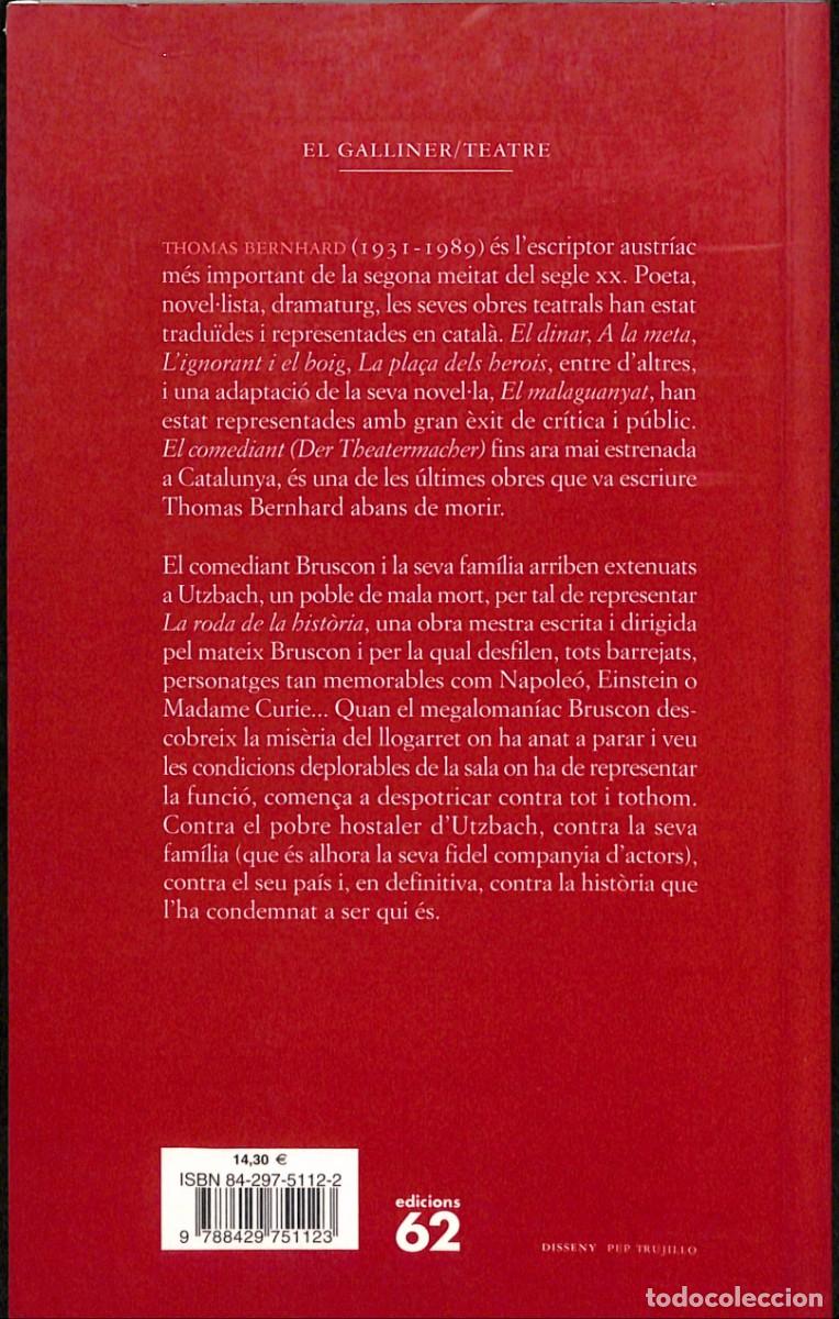 Libros de segunda mano: EL COMEDIANT de EDICIONS 62 - Foto 2
