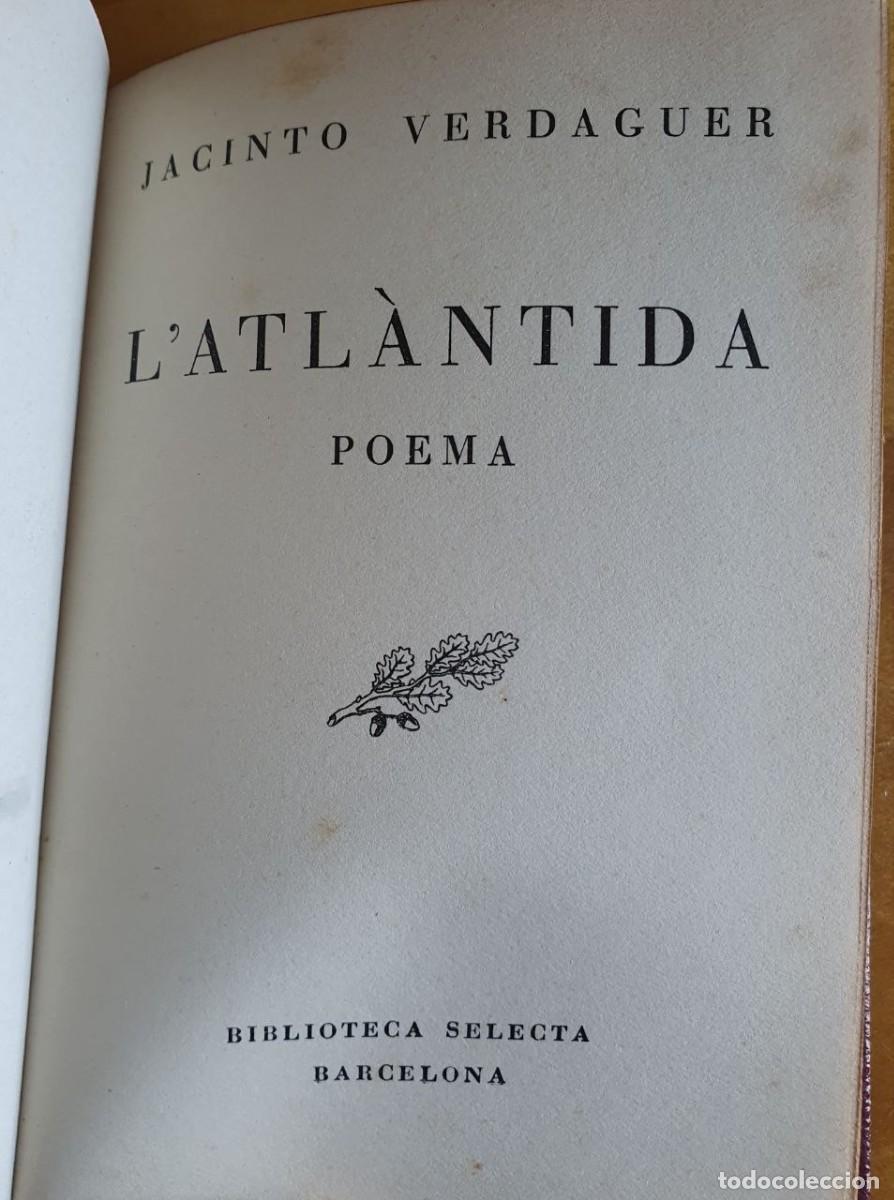 Libros de segunda mano: VERDAGUER, JACINT LATL&Agrave;NTIDA - Foto 1