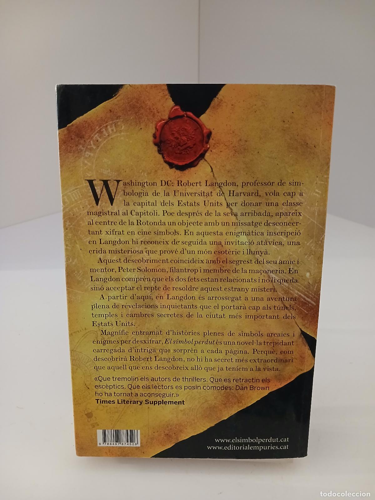 Libros de segunda mano: El s&iacute;mbol perdut - Dan Brown - Foto 2