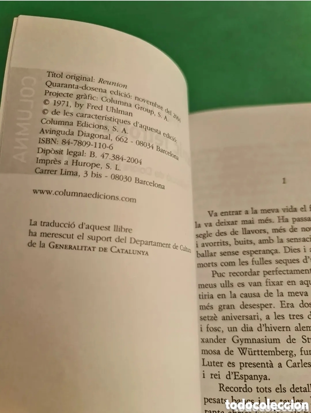Libros de segunda mano: Libro L amic retrobat. En Catal&aacute;. - Foto 2