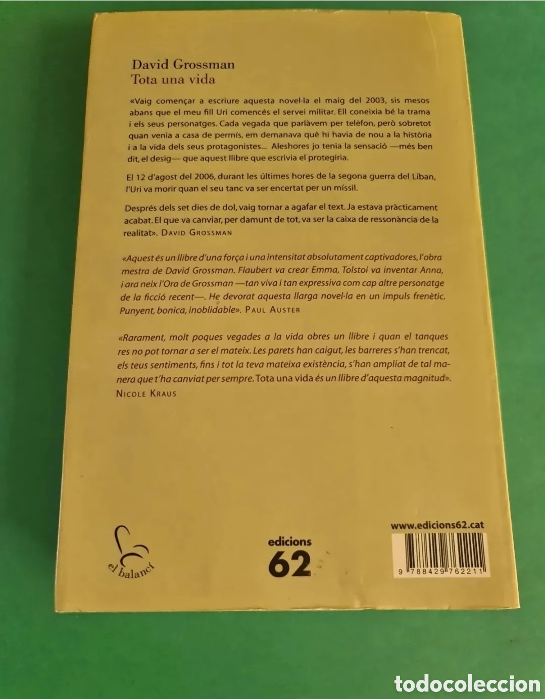 Libros de segunda mano: Libro Tota una vida / DAVID GROSSMAN - Foto 5