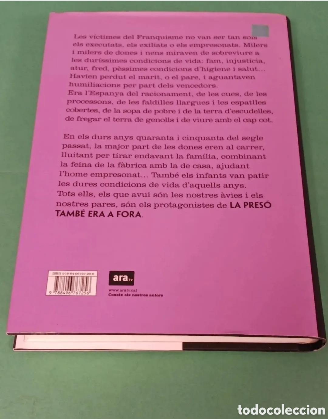 Libros de segunda mano: Libro, LA PRESO TAMB&Eacute; ERA A FORA. En Catal&aacute;n - Foto 3