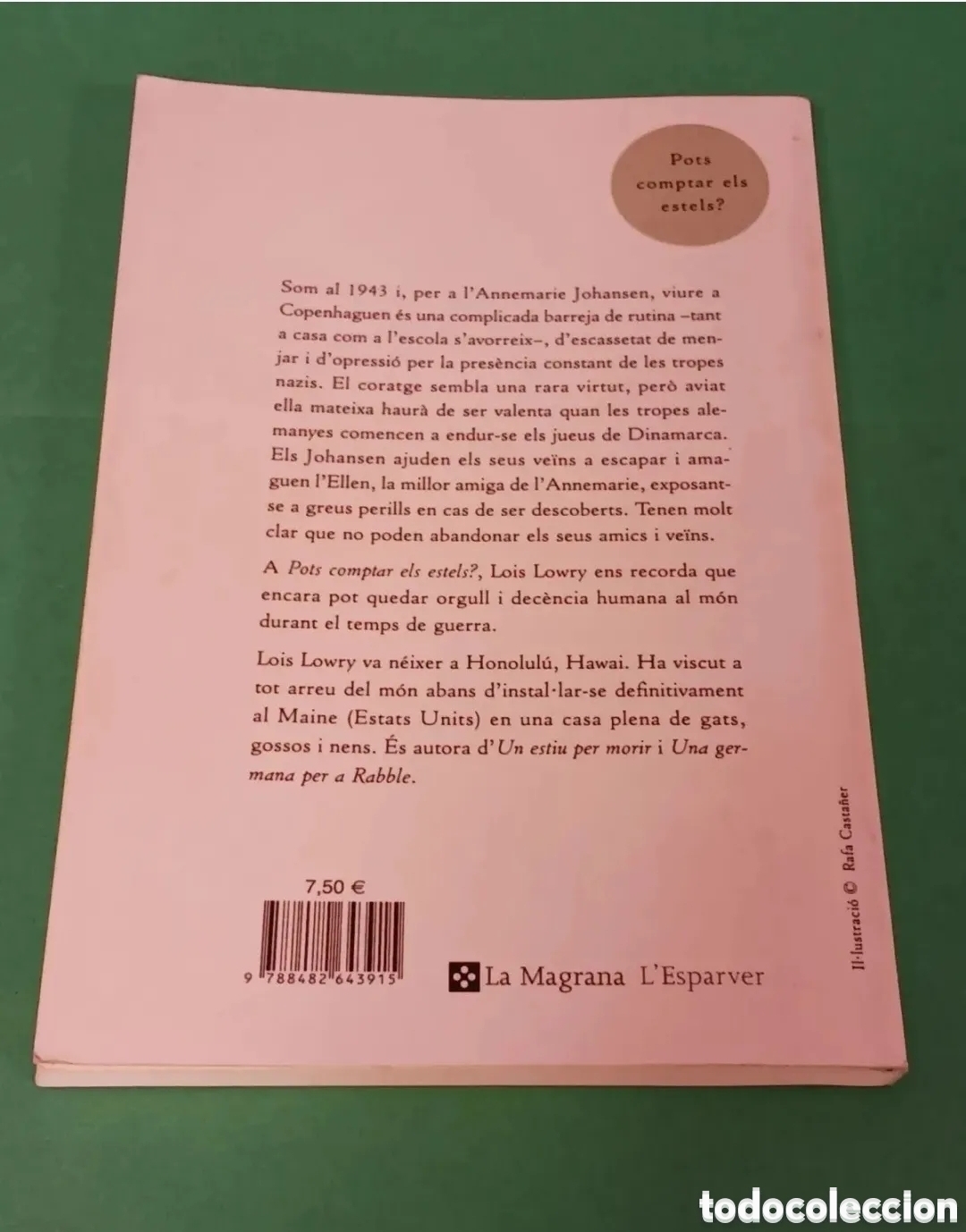 Libros de segunda mano: POTS COMPTAR ELS ESTELS. En Catal&aacute;n. LOIS LOWRY. - Foto 2