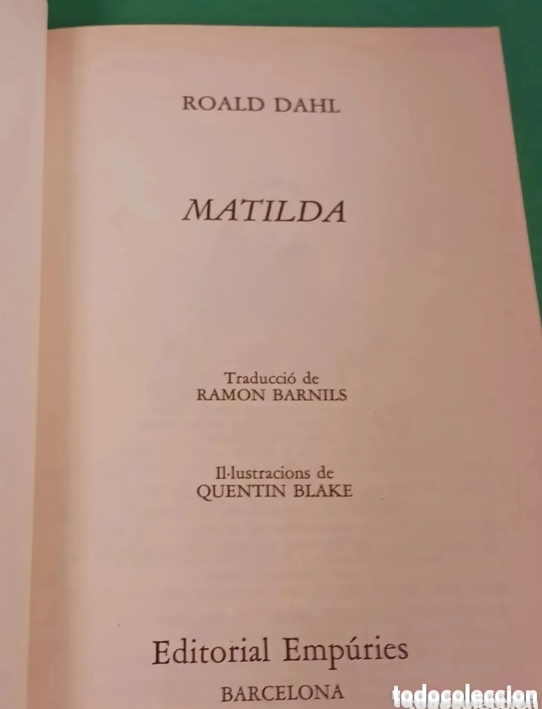 Libros de segunda mano: Libro MATILDA. En Catal&aacute;n. - Foto 2