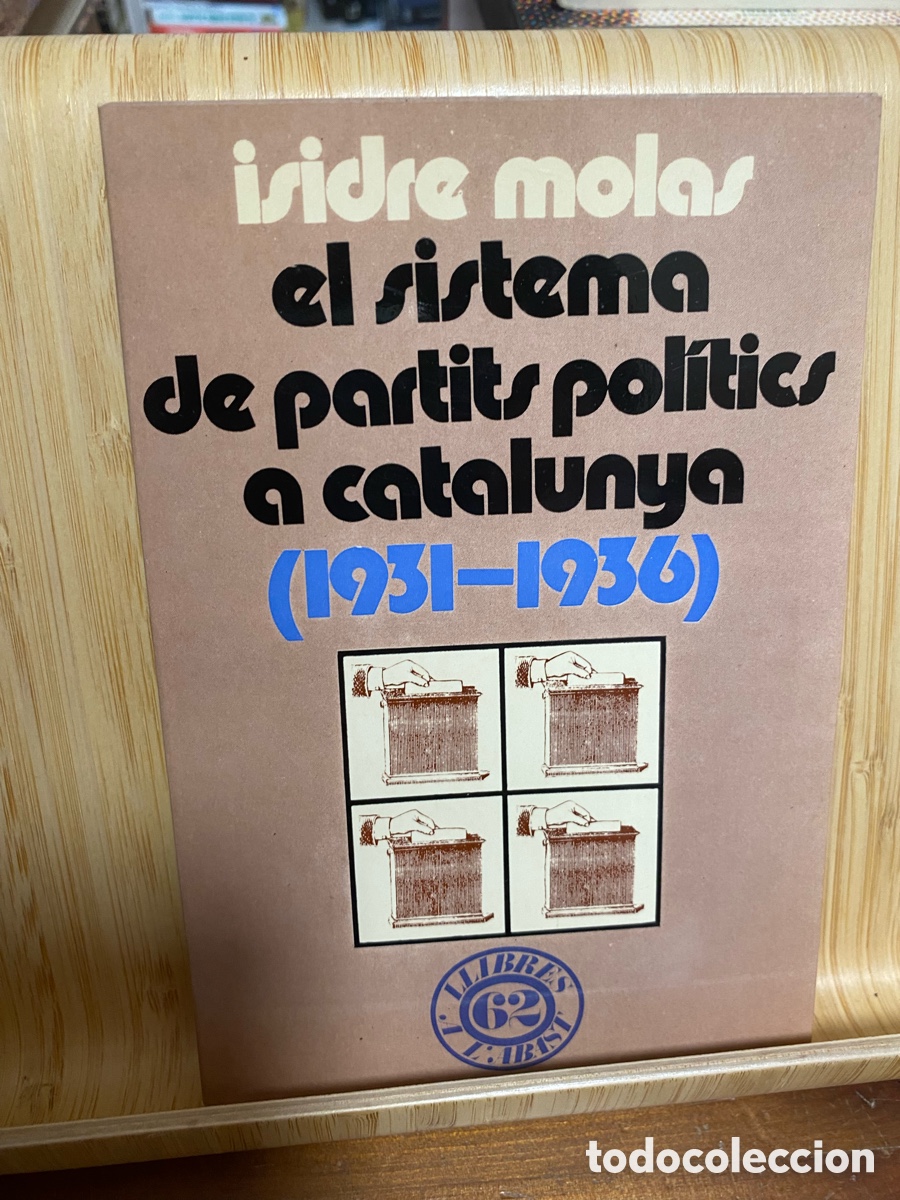 Libros de segunda mano: EL SISTEMA DE PARTITS POL&Iacute;TICS A CATALUNYA (1931-1936). ISIDRE MOLAS. EDICIONS 62