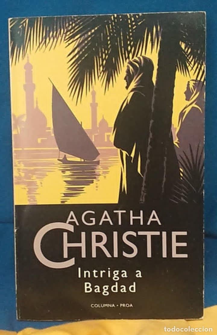 Libros de segunda mano: Libro Misterio Agatha Christie Intriga a Bagdad. En Catal&aacute;n Columna Proa