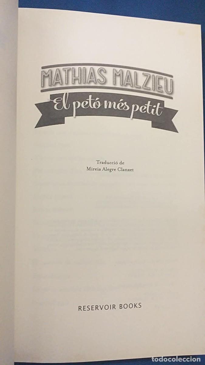 Libros de segunda mano: Libro El Pet&oacute; m&eacute;s petit /Mathias Malzieu. En Catal&aacute;n 2013 - Foto 4