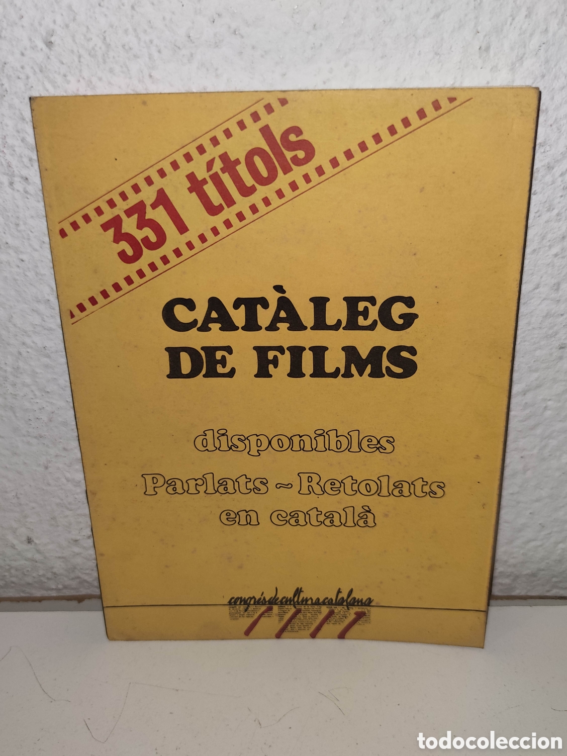 Libros de segunda mano: Libro - Cat&agrave;leg de films disponibles parlats-retolats en catal&agrave; - 1977 - En catalan