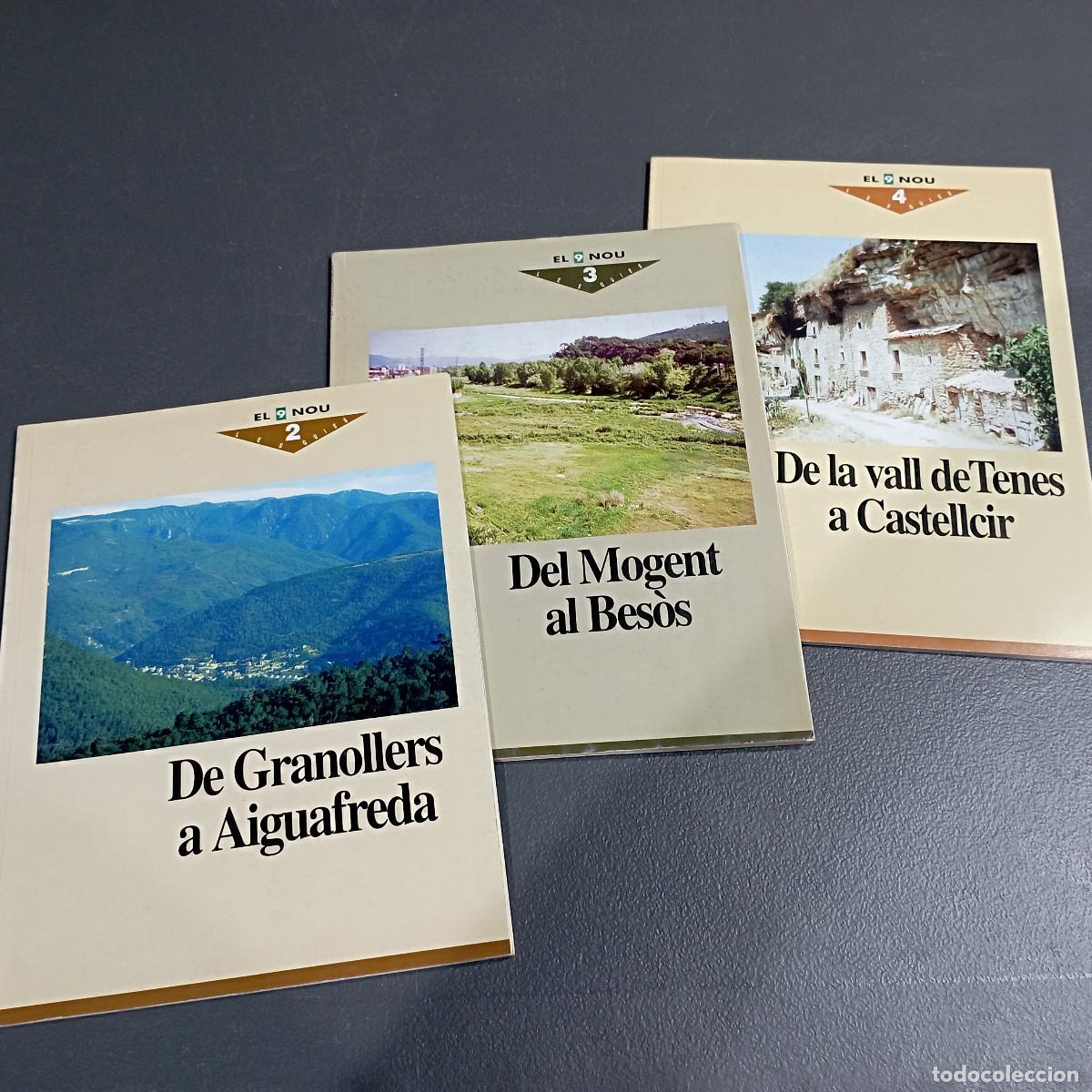 Libros de segunda mano: 3 guies El Nou 9. De Granollers a Aiguafreda, Del Mogent al Besos, De Vall de Tenes a Castellcir MPB
