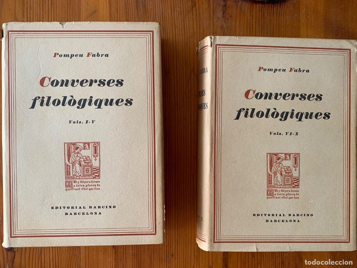 Libros de segunda mano: Converses filol&ograve;giques escrit per Pompeu Fabra (bols, 41)