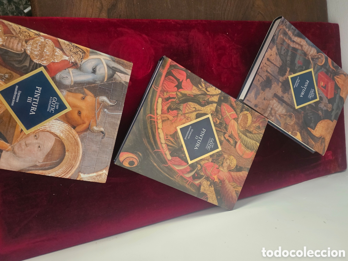 Libros de segunda mano: Trilog&iacute;a L'art G&ograve;tic a Catalunya: Pintura (Vol. I, II y III) - Enciclop&egrave;dia Catalana