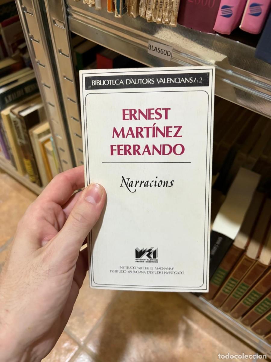Libros de segunda mano: BLAS60D Ernest Mart&iacute;nez Ferrando, Narracions, Instituci&oacute; Valenciana d&rsquo;Estudis i Investigaci&oacute;