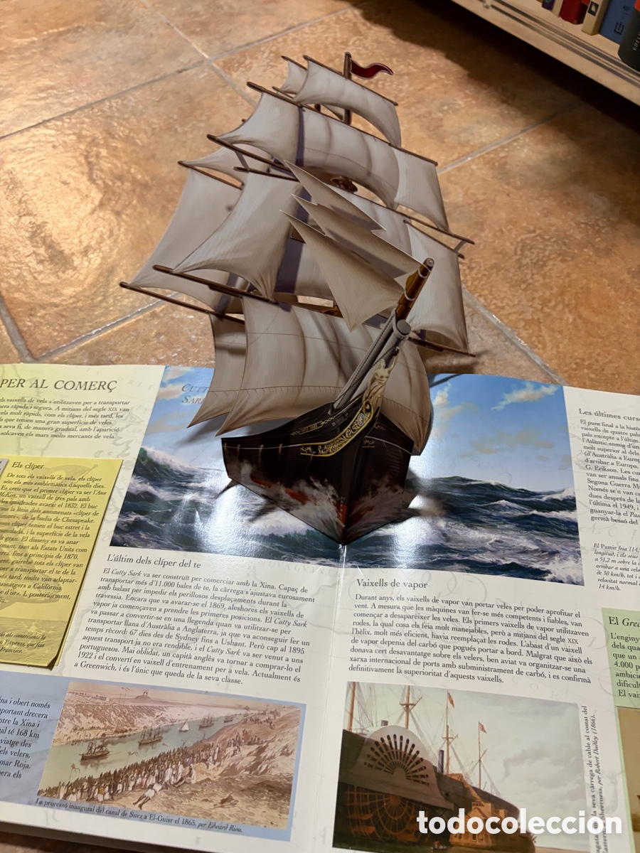 Libros de segunda mano: Blas96 Libre DESPLEGABLE de VAIXELLS -Dr. Eric Kentley David Hawcock- barcos pop Up