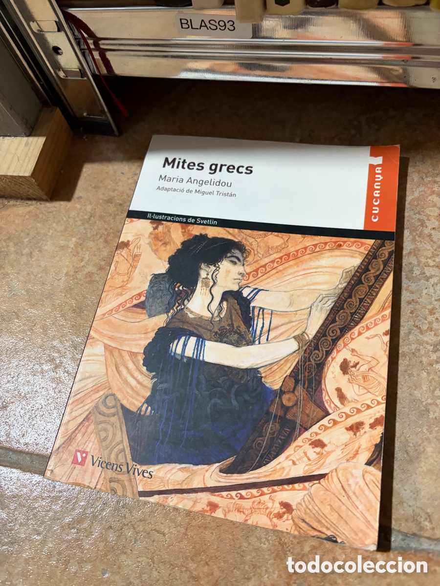 Libros de segunda mano: BLAS93 Mites grecs Maria Angelidou Adaptaci&oacute; de Miguel Trist&aacute;n CUCANYA vicens vives