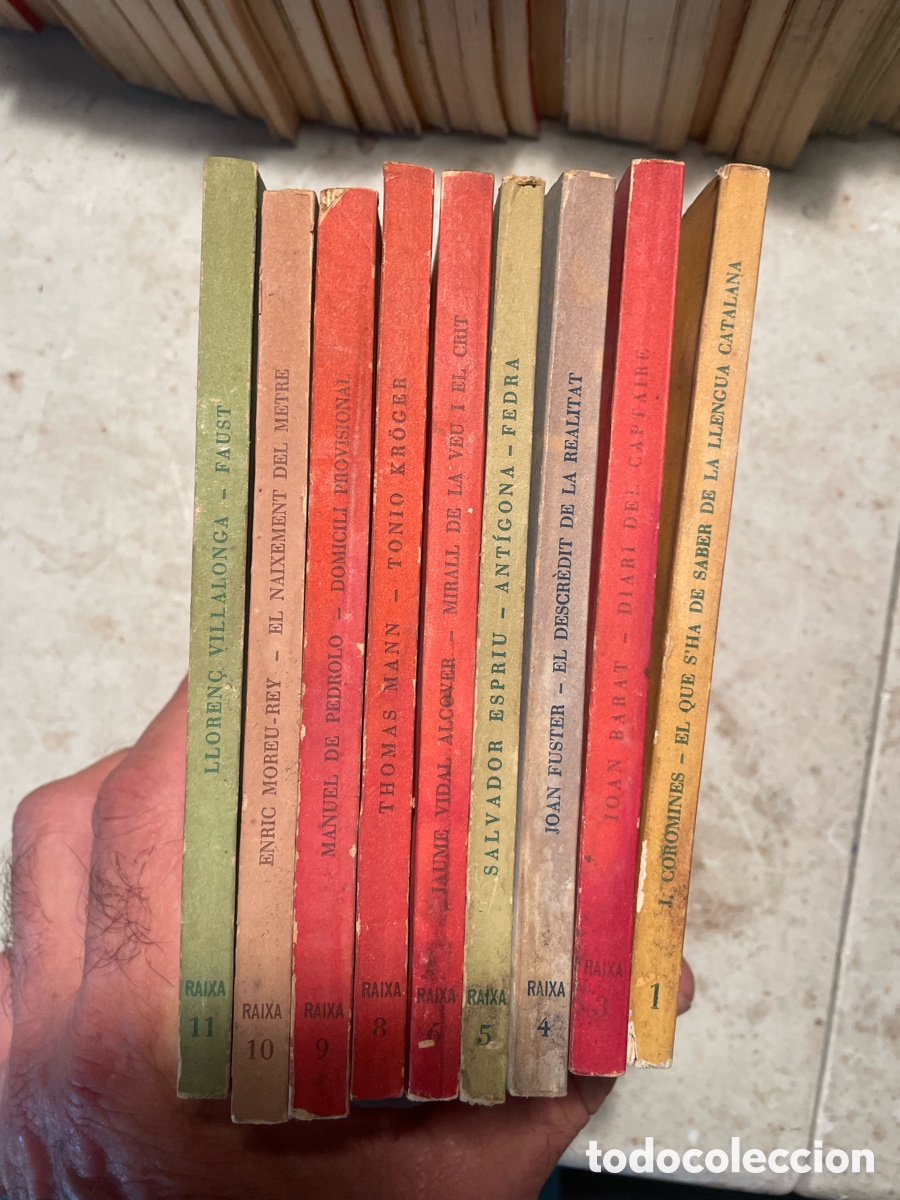 Libros de segunda mano: LOTE BIBLIOTECA RAIXA &ndash; EDITORIAL MOLL &ndash; 1&ordf; &Eacute;POCA + 7 CAP D&rsquo;ANY &ndash; A&Ntilde;OS 50/60