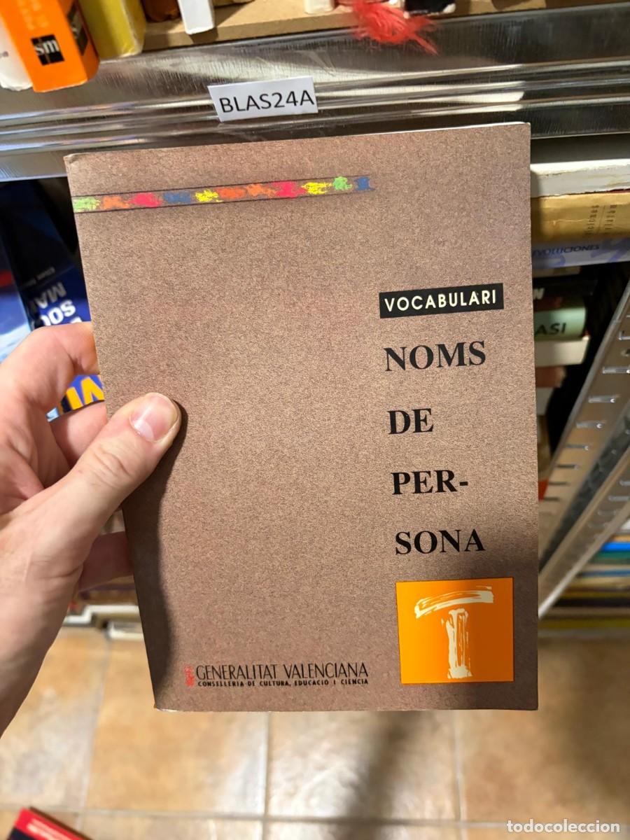 Libros de segunda mano: BLAS24A &mdash; Vocabulari. Noms de persona &mdash; Generalitat Valenciana