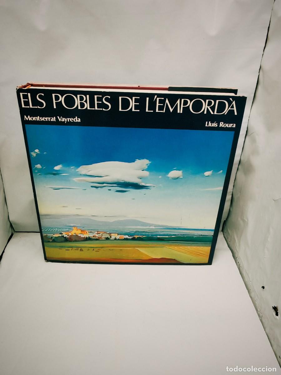 Libros de segunda mano: Els pobles de l'Empord&agrave; (Firma y dibujo del ilustrador Llu&iacute;s Roura + firma de autora, 1&ordf; edici&oacute;n)