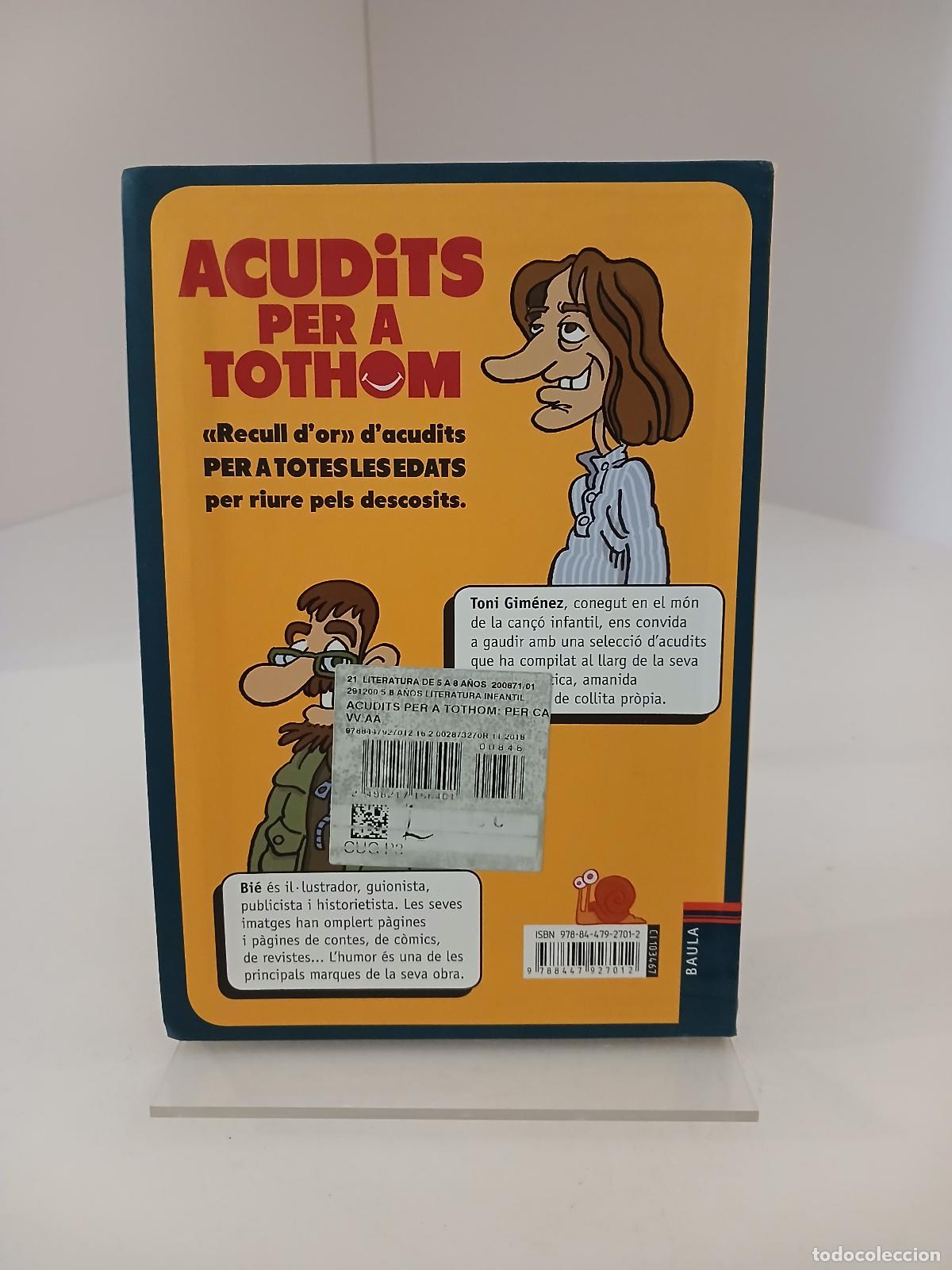 Libros de segunda mano: Per cargolar se de riure - Toni Gim&eacute;nez - Foto 2