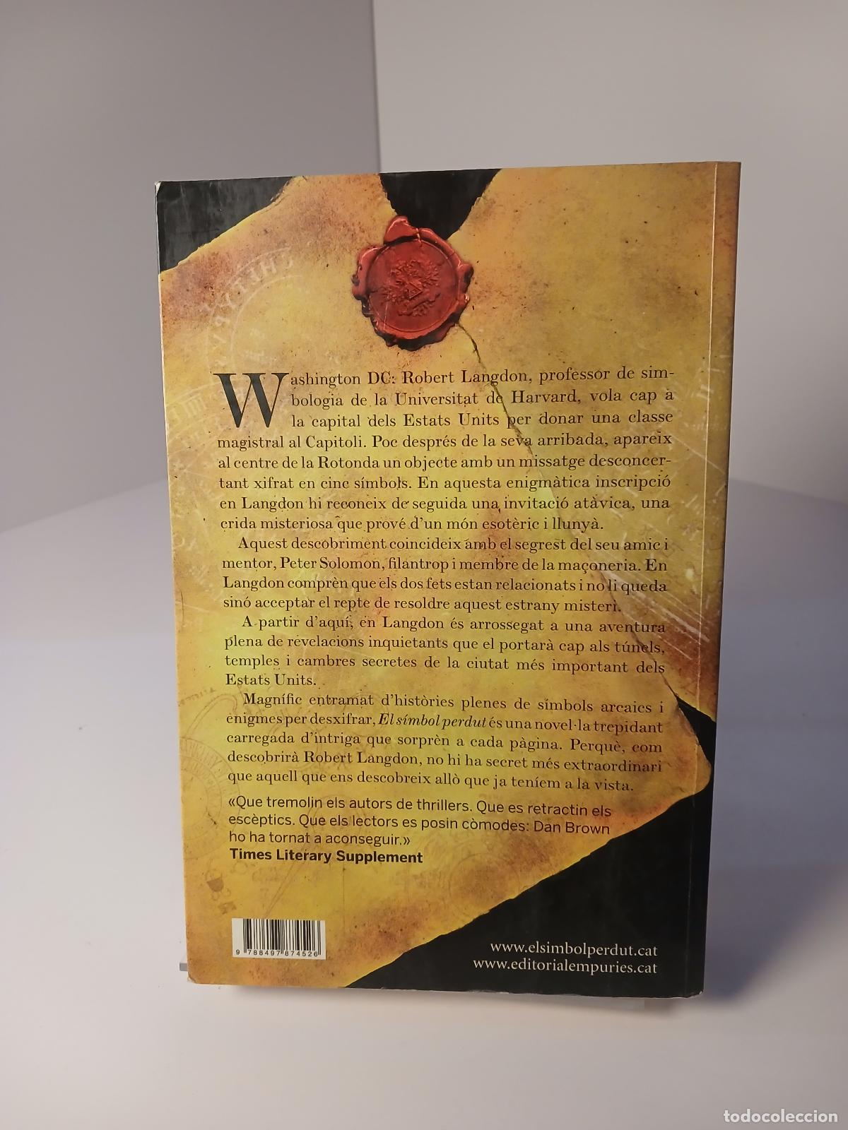 Libros de segunda mano: El s&iacute;mbol perdut - Dan Brown - Foto 2