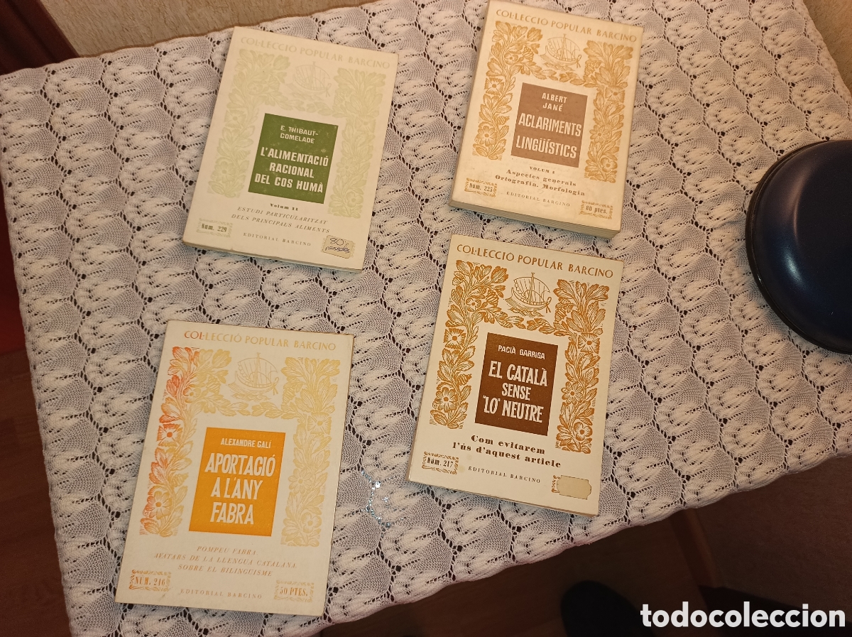 Libros de segunda mano: Lote de 4 libros de la colecci&oacute;n popular Barcino