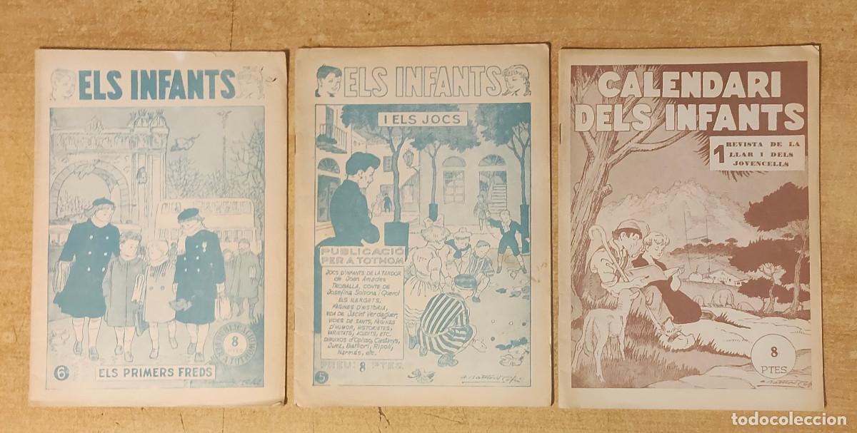 Libros de segunda mano: Calendari dels Infants: Revista de la llar i dels jovencells - Numero 1 - 5 - 6 - 3 ejemplares
