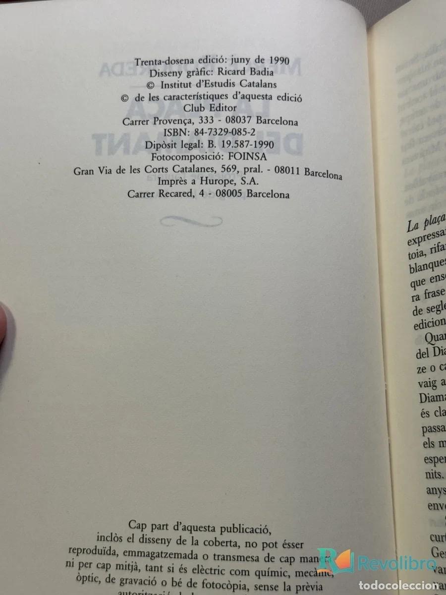Libros de segunda mano: La pla&ccedil;a del Diamant - Merc&egrave; Rodoreda - Foto 2