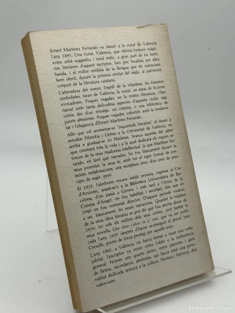Libros de segunda mano: Narracions - Ernest Mart&iacute;nez Ferrando - Foto 2