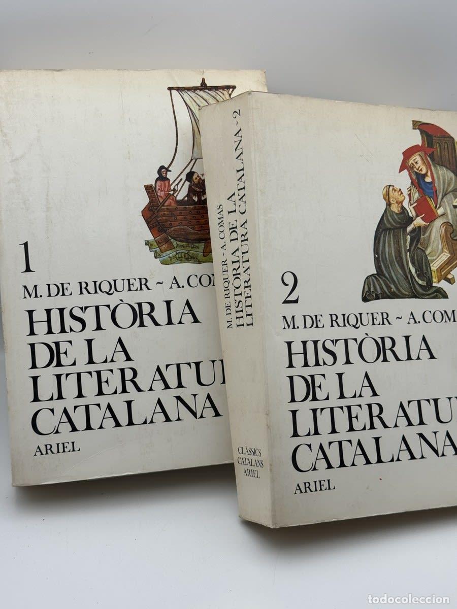 Libros de segunda mano: Hist&ograve;ria de la literatura catalana tomos 1 y 2 - Mart&iacute;n de Riquer, Antoni Comas