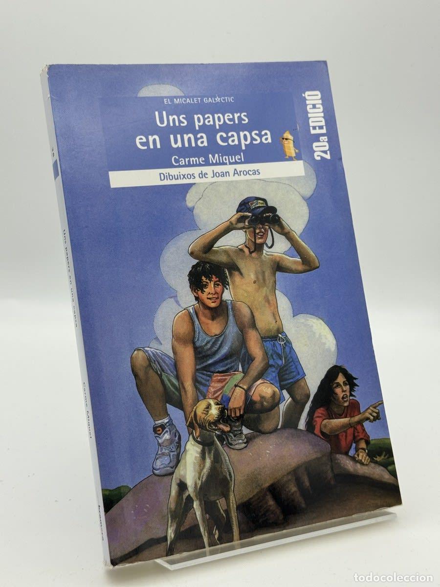 Libros de segunda mano: Uns papers en una capsa - Carme Miquel Diego
