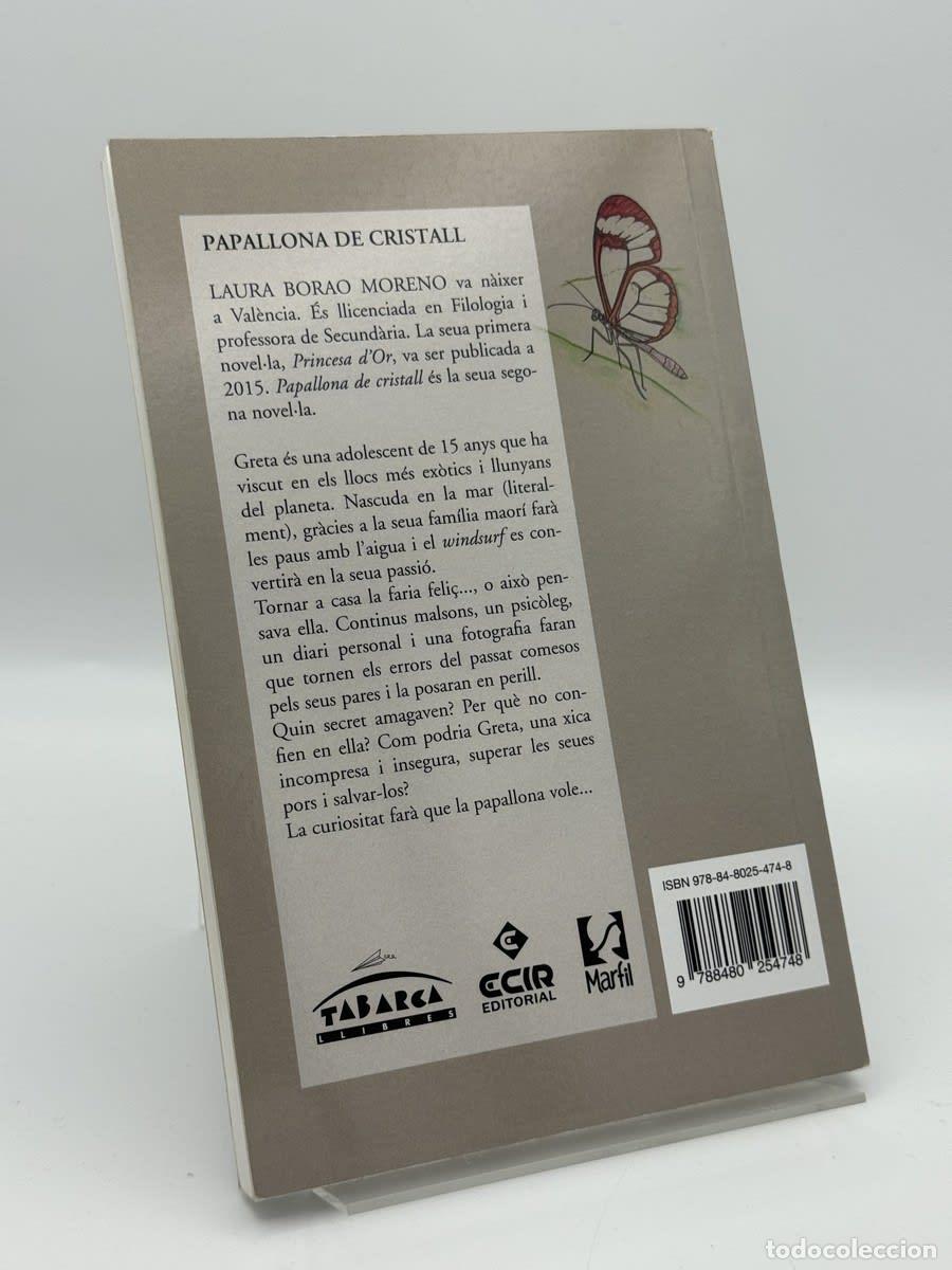 Libros de segunda mano: Papallona de Cristall - Laura Borao Moreno - Foto 2