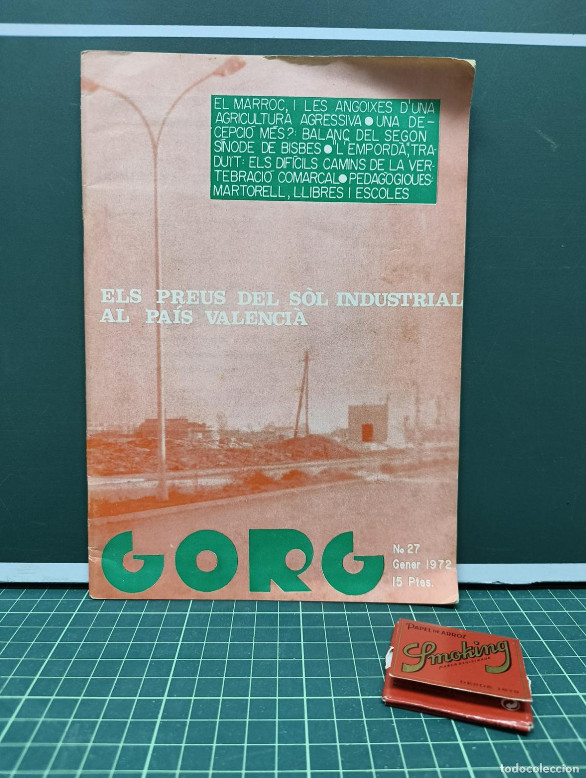 Libros de segunda mano: GORG n&ordm; 27 gener 1972 - Revista