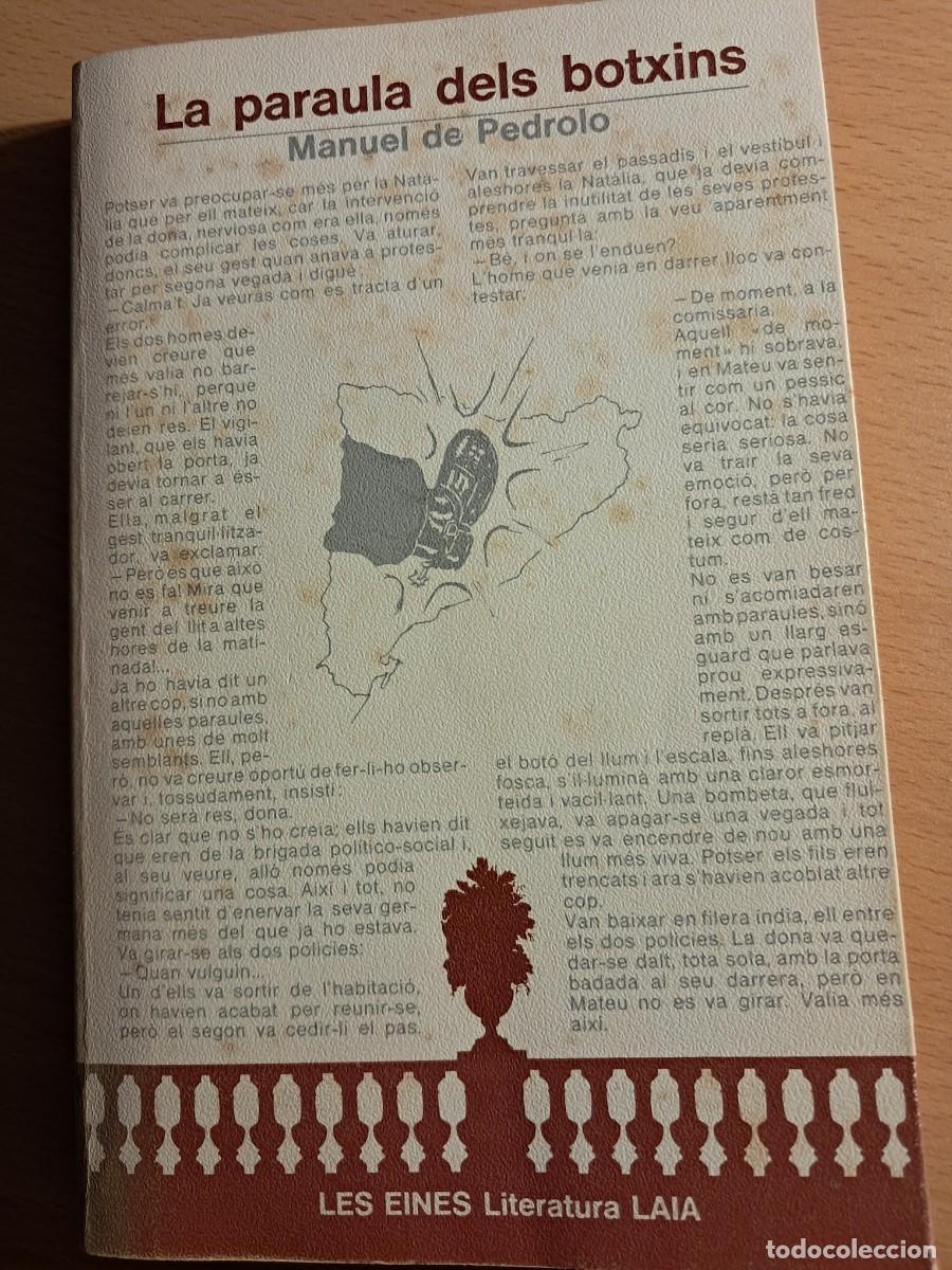 Libros de segunda mano: Llibre: LA PARAULA DELS BOTXINS de Manuel De Pedrolo NOVEL.LA Editorial LAIA
