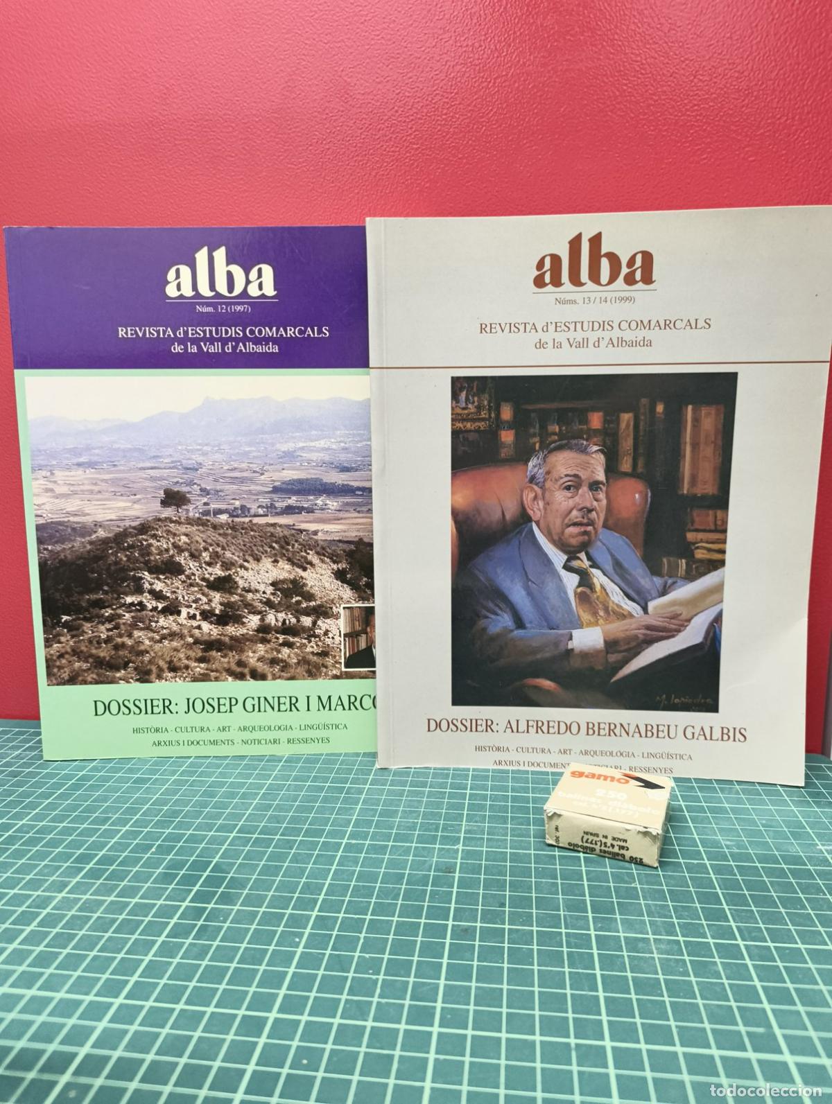 Libros de segunda mano: Alba Revista d'Estudis Comarcals de la Vall d'Albaida 2 n&uacute;meros