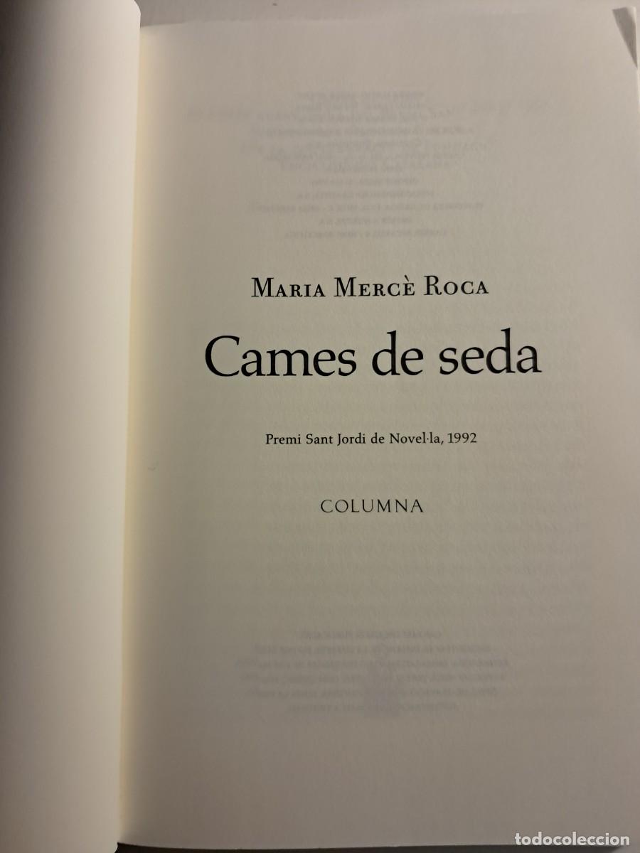 Libros de segunda mano: Llibre: CAMES DE SEDA de Maria Merc&egrave; Roca Editorial Columna - Foto 3