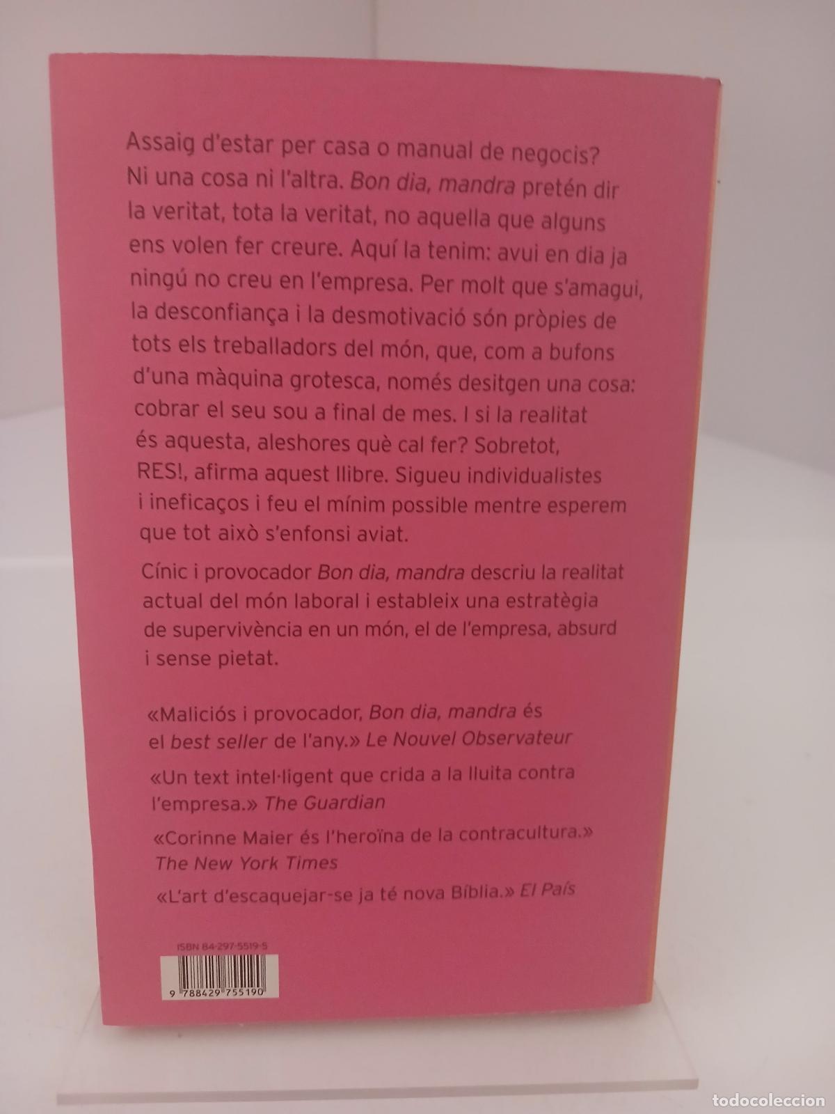 Libros de segunda mano: Bon dia, mandra - Corinne Maier - Foto 2