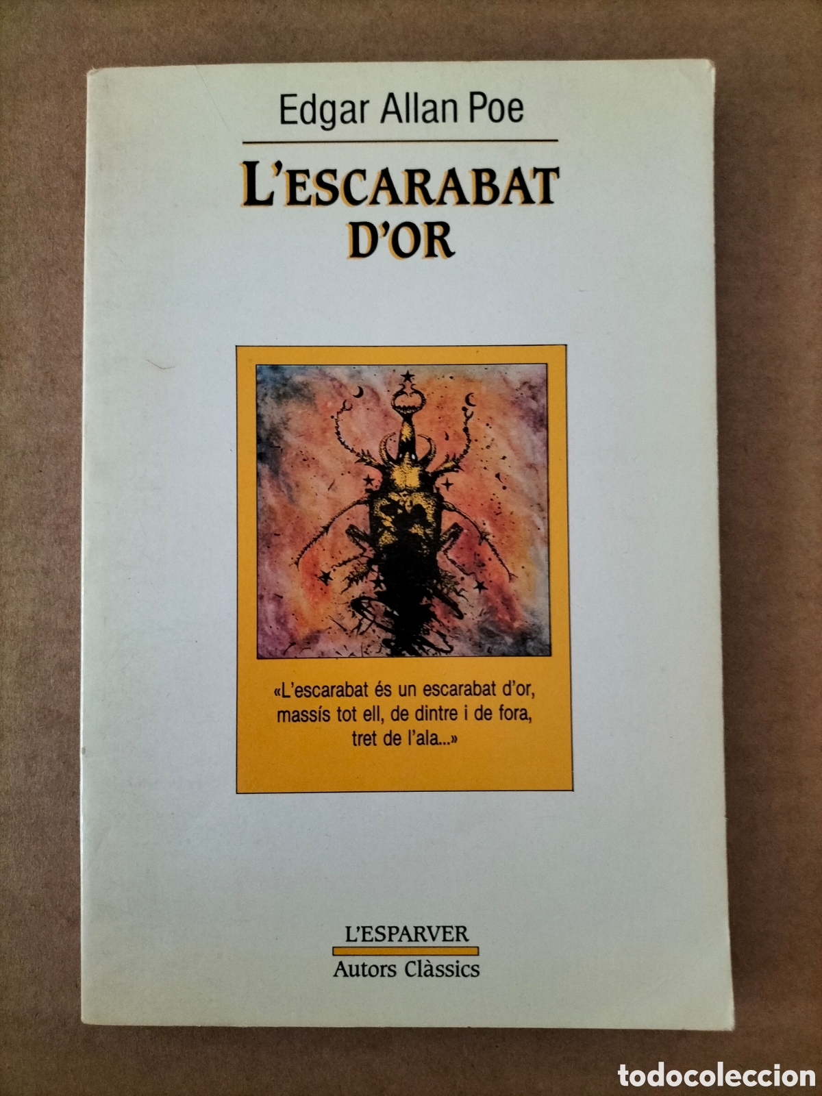 Libros de segunda mano: L'escarabat d'or. Edgar Allan Poe. L'esparver, 21. Edicions de La Magrana, 1984. Llibre